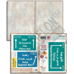 ECHELON FD SN355602,1/35 Decals for Road&Traffic Signs2 (OIF related) 2 in 1pack