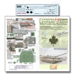 ECHELON FD D356006, 1/35 Decals for Canadian Leopard C2A1 MEXAS markings