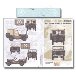ECHELON FD D356166, 1/35 Decals for RG-31s in Afghanistan