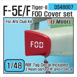 DEF.MODEL, DS48007, F-5E/F Tiger-II FOD Cover set (for AFV Club 1/48) ,1/48