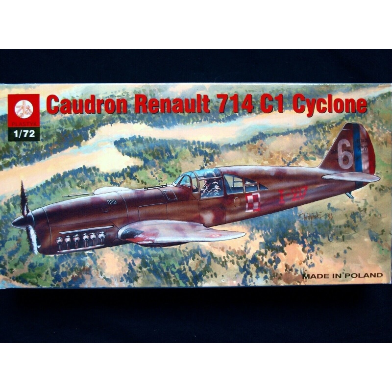 CAUDRON C.714 , FRENCH AIR FORCE FIGHTER, ZTS PLASTYK, SCALE 1/72