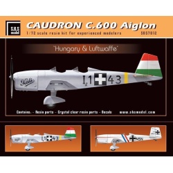 S.B.S Models, 1:72, 7012, Caudron C.600 Aiglon 'Hungary&Luftwaffe' full kit