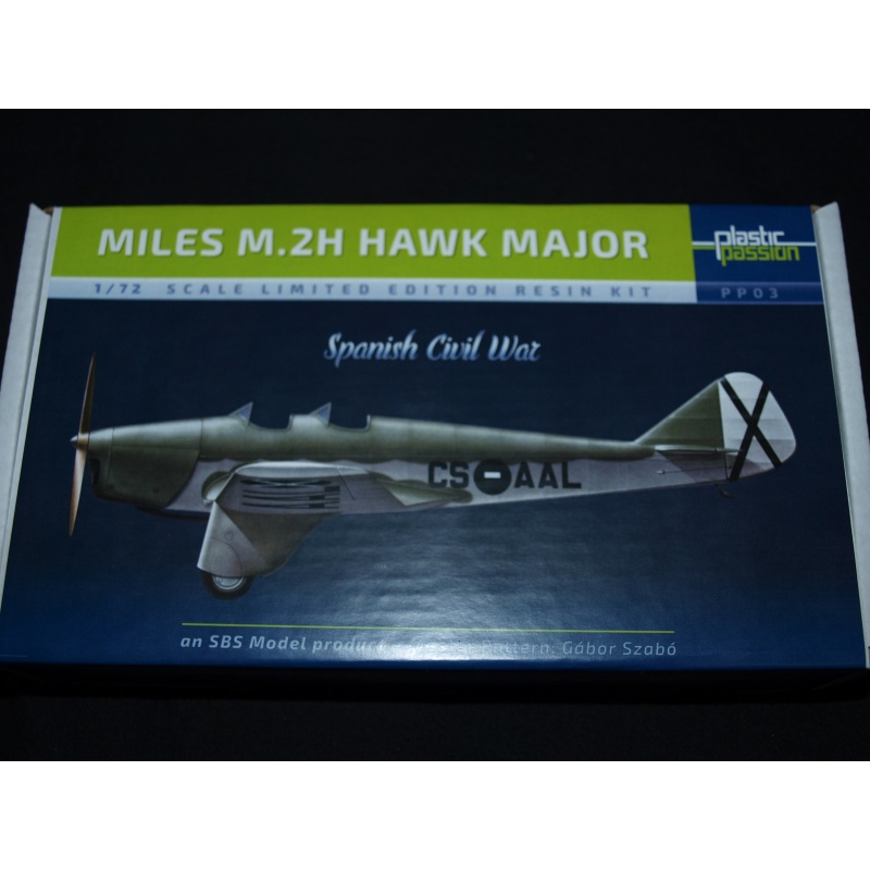 S.B.S Models, 1:72, PP01, Miles M.2F Hawk Major 'Macrobertson racer' full kit