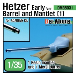 DEF.MODEL, DM35021, King Tiger 88mm Metal Barrel with mantlet (for Academy),1:35