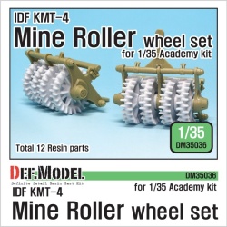 DEF.MODEL, DM35036,IDF KMT-4 Mine Roller Wheel set for Academy