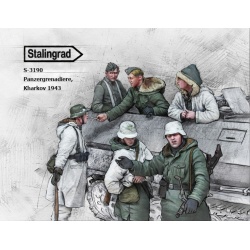 STALINGRAD MINIATURES, 1:35, S-3183 German AFV crew, 1943-1945 (2 FIG.)