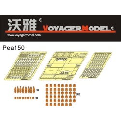 PEA159, WWII USMC M4A2 Mid Tank Late Version Side Skirts (For DRAGON Kit), VOYAGERMODEL 1/35