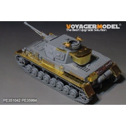 351042, PE for WWII German Pz.Kpfw.IV Ausf.F2 Basic（For Border BT-003), VOYAGERMODEL 1/35