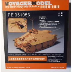 351040A, PE for WWII German Pz.Kpfw.IV Ausf.F1 Basic （For Border BT-003), VOYAGERMODEL 1/35