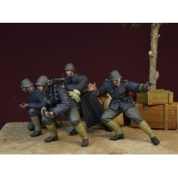 D-Day Miniature, 35153–Black Devils Lewis Team, WWII Dutch Army 1940, SCALE 1/35