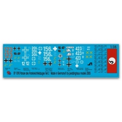 Peddinghaus 1/35, 1091, Decals for German tanks of the french campaign No 1.