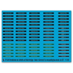 Peddinghaus 1/35, 2045 - Decals for Sherman tanks of the FFF in the Normandy No 1