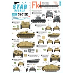 Star Decal 35-C1275, DECALS FOR German Funklenk tanks 4,1/35