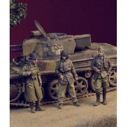 D-Day Miniature, 72003, German Waffen SS Officers "Winter 1943-45", 1:72