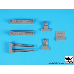 A72084 1/72, ACCESSORIES SET FOR A-10 wings+rear electronics BLACK DOG, 1:72
