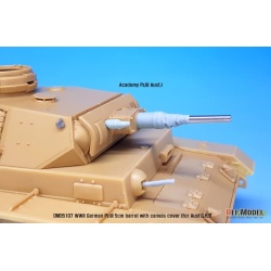 DEF. MODEL ,DM35107, WWII German Pz.III 5cm barrel with canvas cover (for Academy/Dragon),1:35