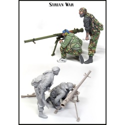 Evolution Miniatures 35167, Syrian War (2 fig. + weapon), SCALE 1:35