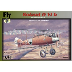 Roland D VI b,German fighter WWI with Benz Bz. III engine, FLY 48008, SCALE 1/48