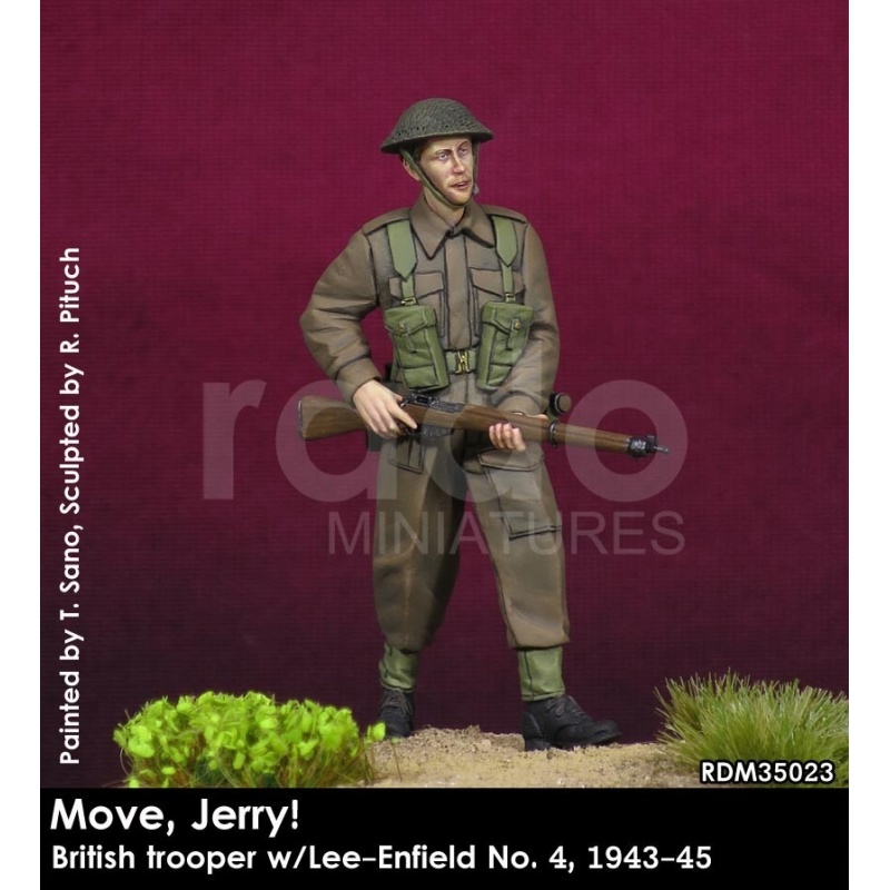 Rado Miniatures, RDM35014, Achtung Jabo! Panzer Crewman w/MG34 1944 , 1:35