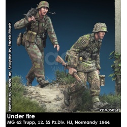 Rado Miniatures, RDM35034, MG42 Team, 12.Pz.Div. HJ, Normandy 1944(2 fig.), 1:35