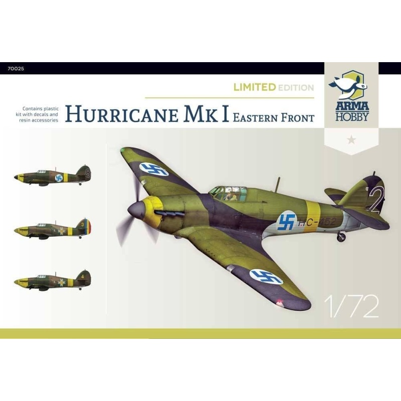 ARMA HOBBY, 70020 Hurricane Mk I - 303 Squadron PAF - Model Kit, scale 1:72