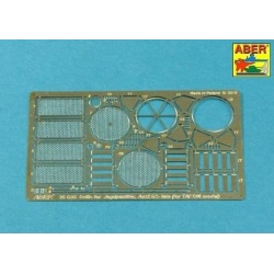 ABER 35G35, GRILLES for Panther Ausf.G and Jagdpanther Ausf.G2 (late) Takom Model, 1:35