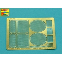 ABER 35G36, GRILLES for Jagdpanther Ausf.G1 and G2 Early fIt to TAKOM, 1:35