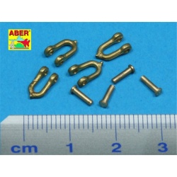 ABER R-14 EARLY SHACKLE FOR PZ.KPFW.V PANTHER (4 PIECES) , 1:35