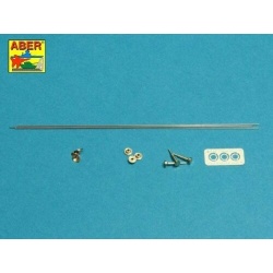 Set of aerials R-113 for Russian Tanks like: T-54, T-55 and other, ABER R-43, 1:35