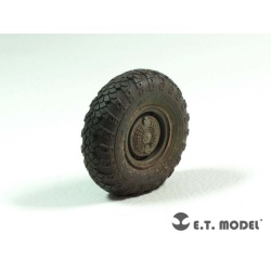 Russian BTR-80 APC Weighted Road Wheels(Wide)(TRUMPETER), ER35-057 ETMODEL, 1/35