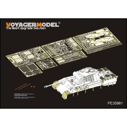 PE for WWII German Panther D Tank Early version Basic（For TAKOM 2103), 35982 VOYAGERMODEL 1/35