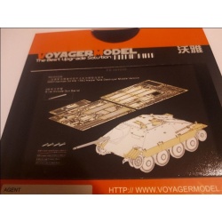 351038A, PE FOR WWII German Sd.Kfz.138/2 Hetzer Tank Destroyer Middle Version（For DRAGON), VOYAGER 1:35