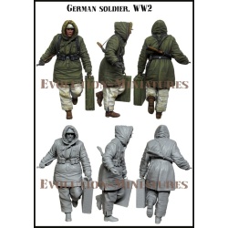Evolution Miniatures 35211, WWII GERMAN SOLDIER (1 Figure), SCALE 1:35