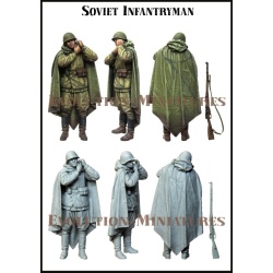 Evolution Miniatures 35215, WWII SOVIET INFANTRYMAN (1 Figure), SCALE 1:35