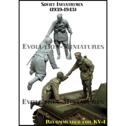 Evolution Miniatures 35212, WWII GERMAN SOLDIER (2Figures), SCALE 1:35