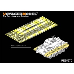 PE35645, PE for US M42A1 Duster fenders (For AFV 35042/35192),1:35, VOYAGERMODEL