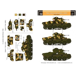 S.B.S Models, 1/35,D35001, DECALS for Hungarian Military Passenger cars in WWII 
