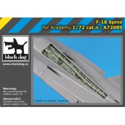 F-18 spine for ACADEMY , cat.n.: A72089 , BLACK DOG, 1:72