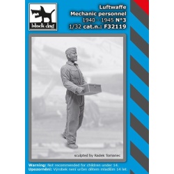 Luftwaffe mechanic personnel N°3 (1 FIGURE), cat.n.: F32119 , BLACK DOG, 1:32