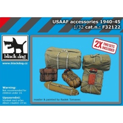 USAAF accessories set, F32122, BLACK DOG, 1:32