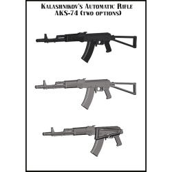 Evolution Miniatures EMA35014,  Kalashnikov's Automatic Rifle AKMS (Two Options), SCALE 1:35