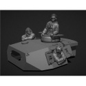 PANZER ART, FI35-099 German Panzerjacke turret crew (PzIII, PzIV tanks) 3 FIGURES, 1:35