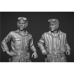 PANZER ART FI35-118 US tanker with coverall SET (2 FIGURES), SCALE 1:35