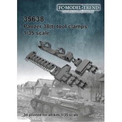 35638 Panzer 38(t) tool clamps, SCALE 1:35 FC MODEL TREND