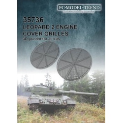 35736, Leopard 2, engine cover meshes, SCALE 1:35, FC MODEL TREND
