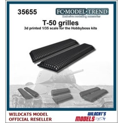 35655 T-50 mesh grilles, SCALE 1:35 FC MODEL TREND