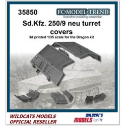 FC MODEL TREND 35838, FCM 36 side grilles, 3d printed, 1/35