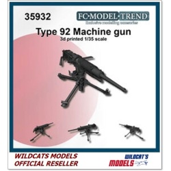 FC MODEL TREND 35932, Type 92 machine gun Japan, 3d printed, 1/35