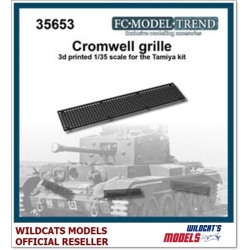 FC MODEL TREND 35653, Cromwell MK.IV mesh grille, 3d printed (for TAMIYA), 1/35