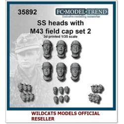 FC MODEL TREND 35892, SS heads with M-43 cap. Set 2, 3d printed, 1/35